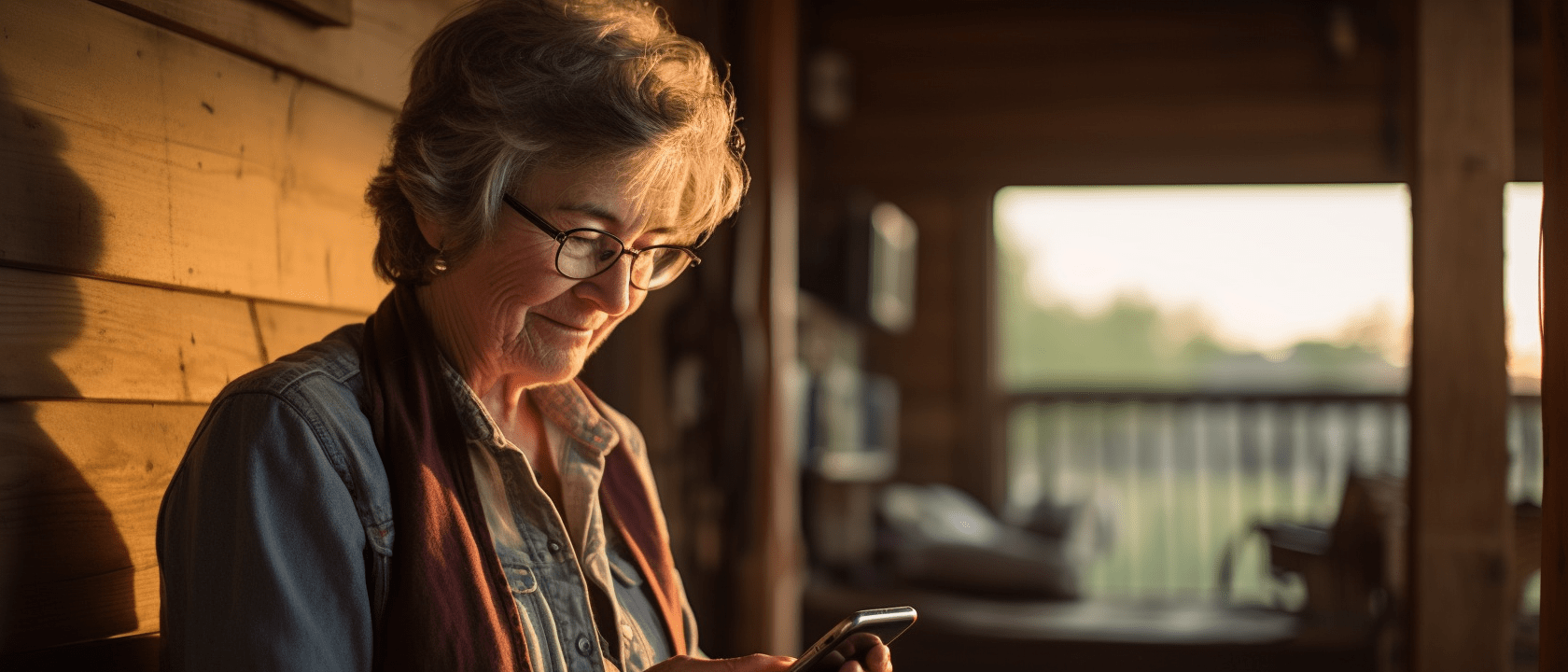 Grandma using Lifeline program to stay connected
