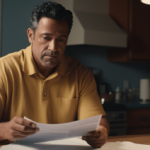 Man frustrated reading SSDI appeal paperwork